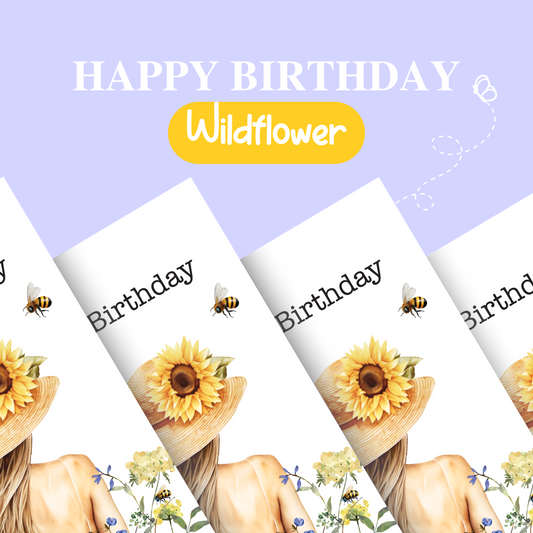 Wildflower Happy Birthday Card