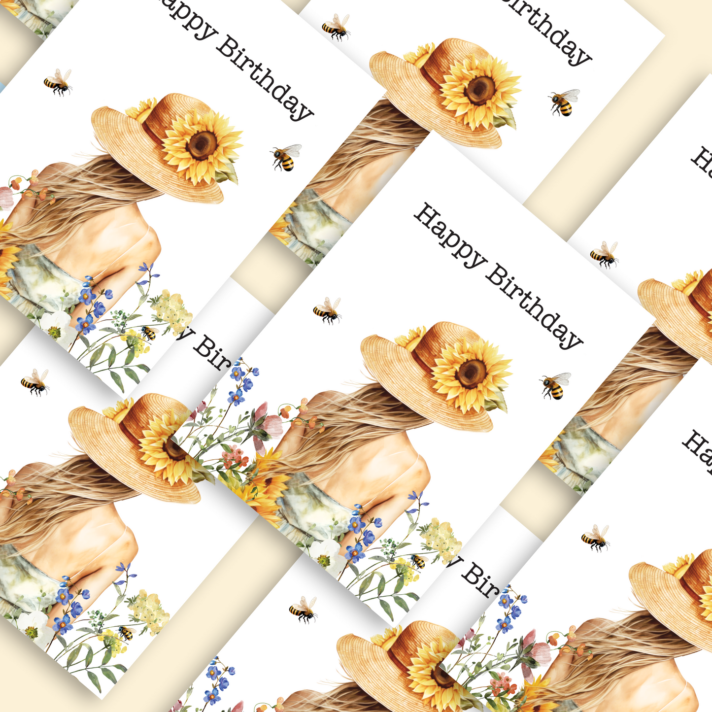 Wildflower Happy Birthday Card