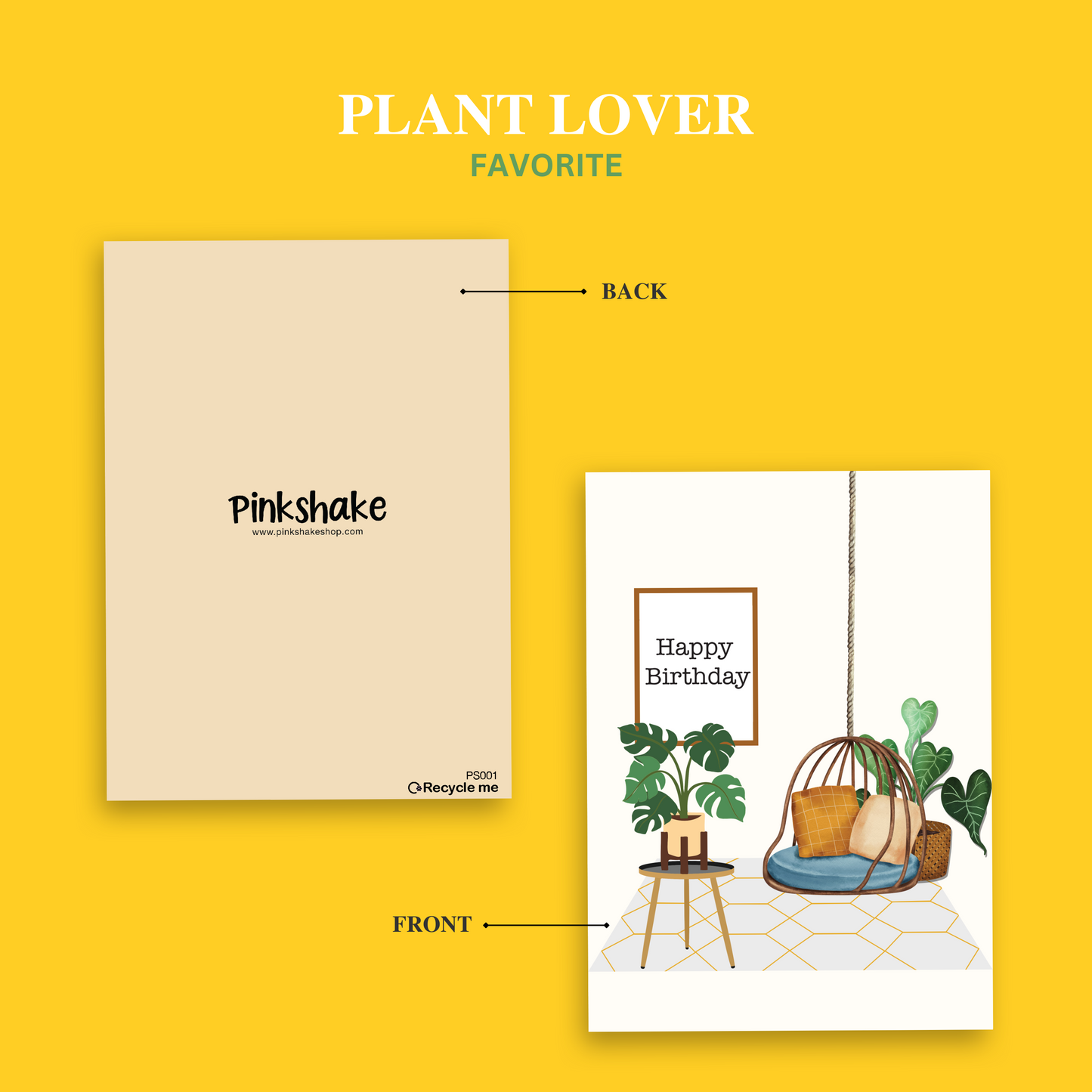 Plant Lover Happy Birthday Card