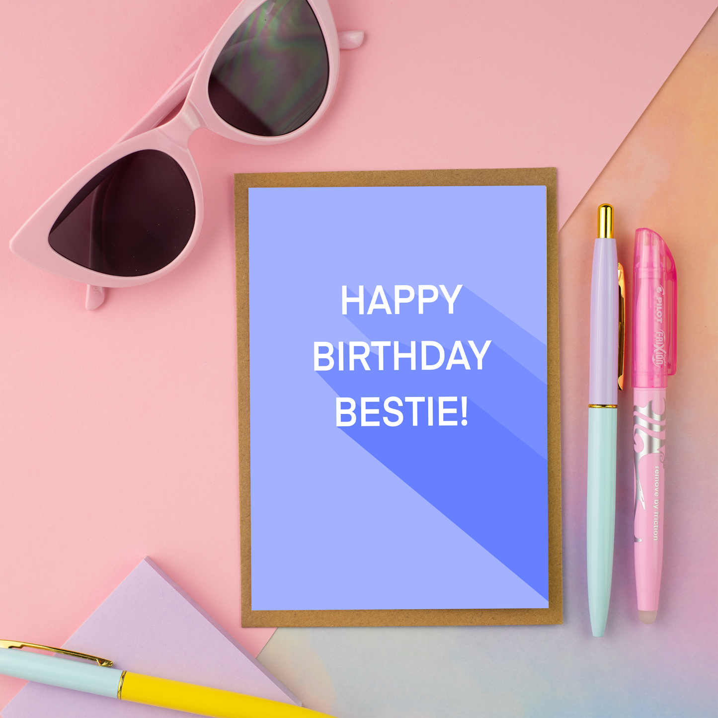 Happy Birthday Bestie Greeting Card