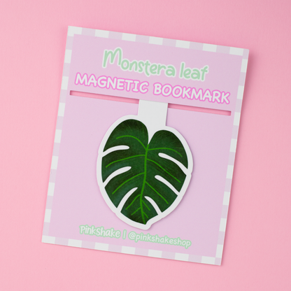 Monstera Leaf Magnetic Bookmark