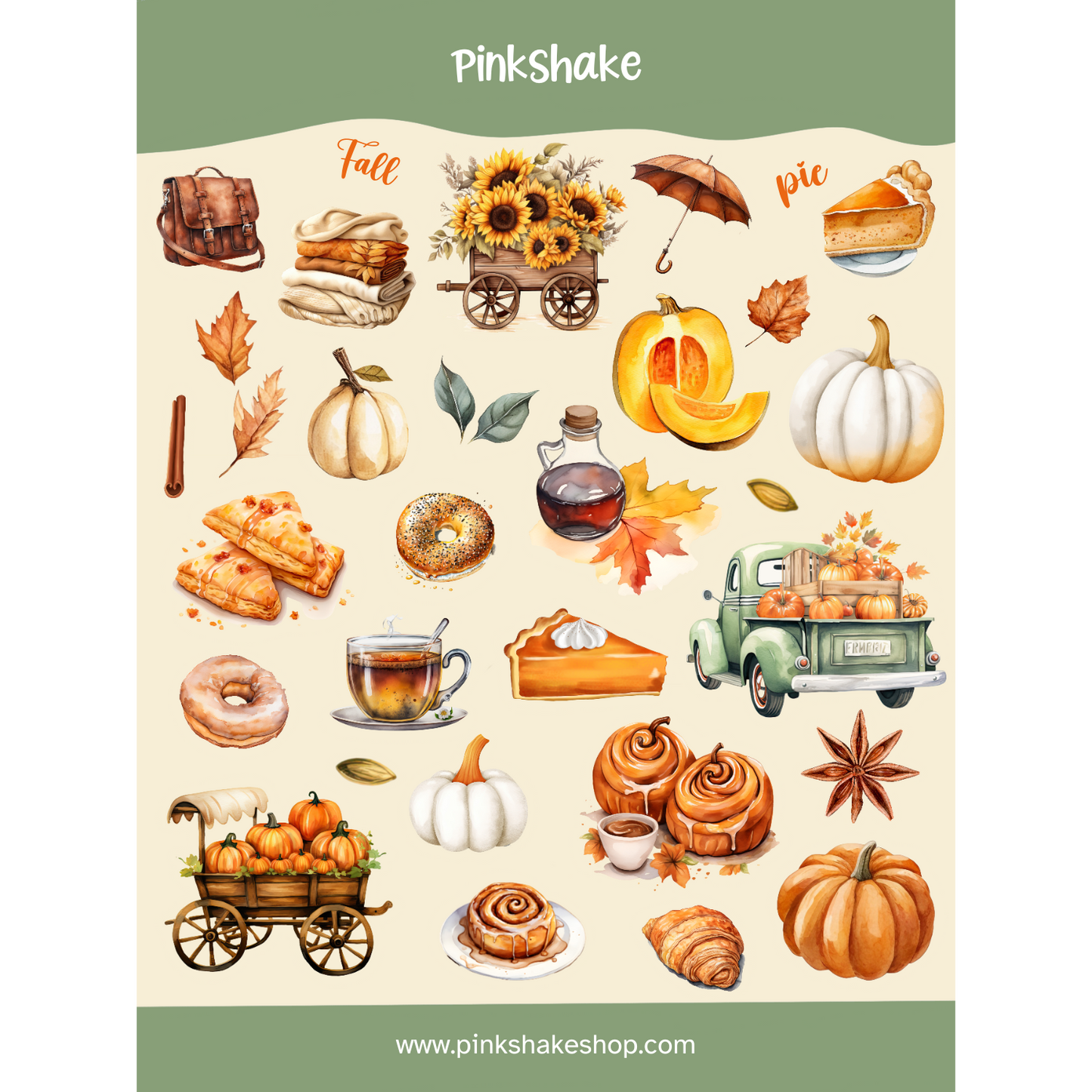 Pumpkin Patch Sticker Sheet