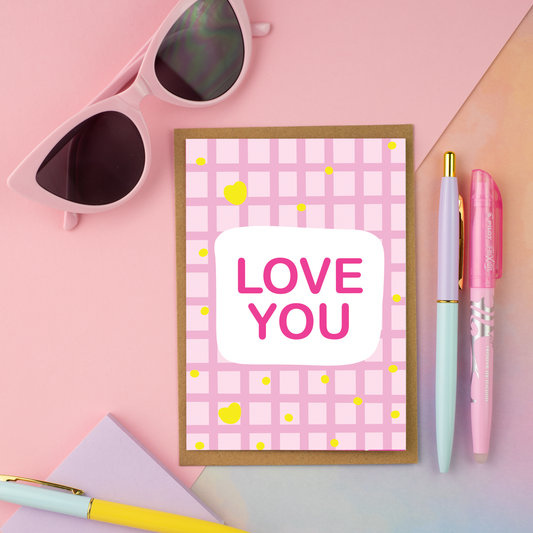 Love You Greeting Card