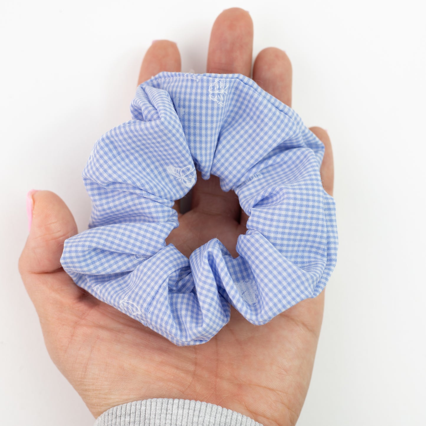 Business blue gingham