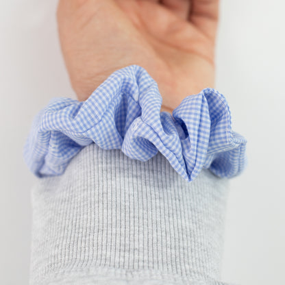 Business blue gingham